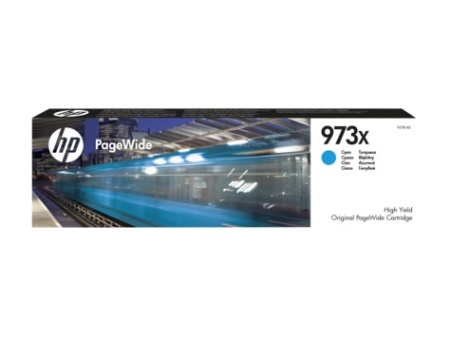 Картридж струйный HP 973XL F6T81AE голубой (7000стр.) для HP PW Pro 477dw/452dw