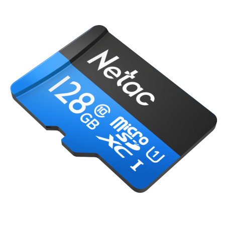 Флеш карта microSDXC Netac 128GB NT02P500STN-128G-R P500 + adapter