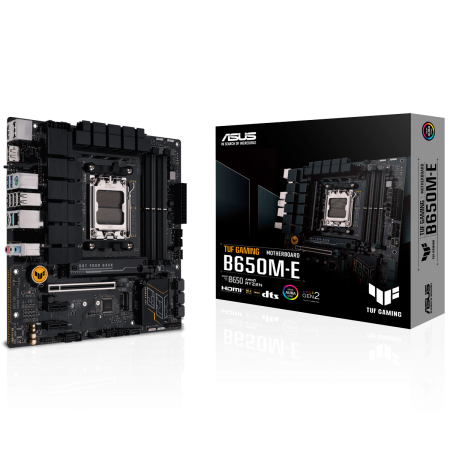 Материнская плата ASUS TUF GAMING B650M-E AM5 mATX 4xDDR5 PCIEx16 2xPCIEx1 2xM.2 USB-C 2xDP HDMI 2.5GLAN