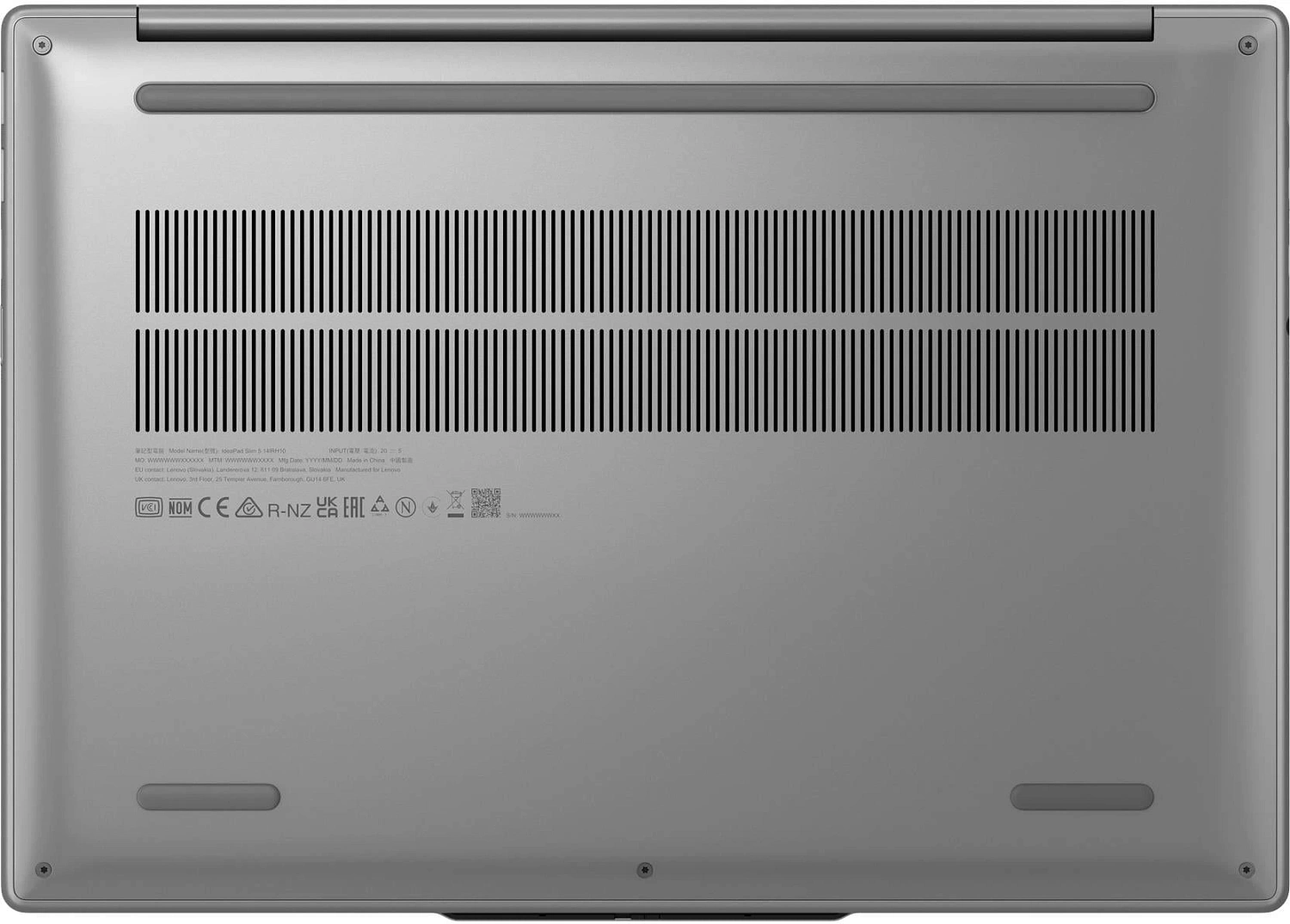 Ноутбук Lenovo IdeaPad Slim 5 14IRH10R Core 5 210H 32Gb SSD1Tb Intel Graphics 14" OLED WUXGA (1920x1200) без ОС grey WiFi BT Cam (83J0001BRK)