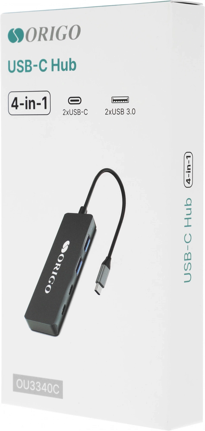 Концентратор USB ORIGO Концентратор USB-C, 2xUSB 3.0, 2xUSB-C