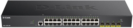 Коммутатор D-Link DGS-1250-28X/A1A 24G 4SFP+ управляемый