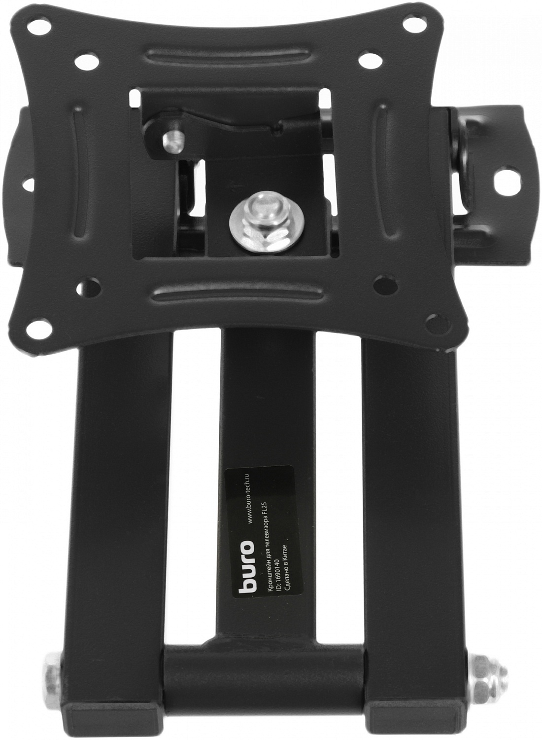 Кронштейн для телевизора Buro FL2S черный 15"-29" макс.12кг настенный поворотно-выдвижной и наклонный