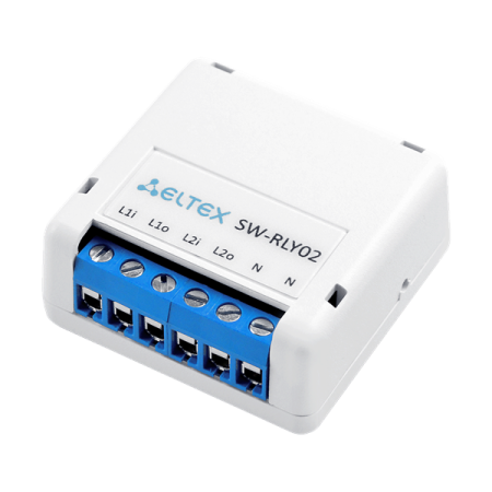 Реле ELTEX Умное Wi-Fi реле с нулевой линией SW-RLY02