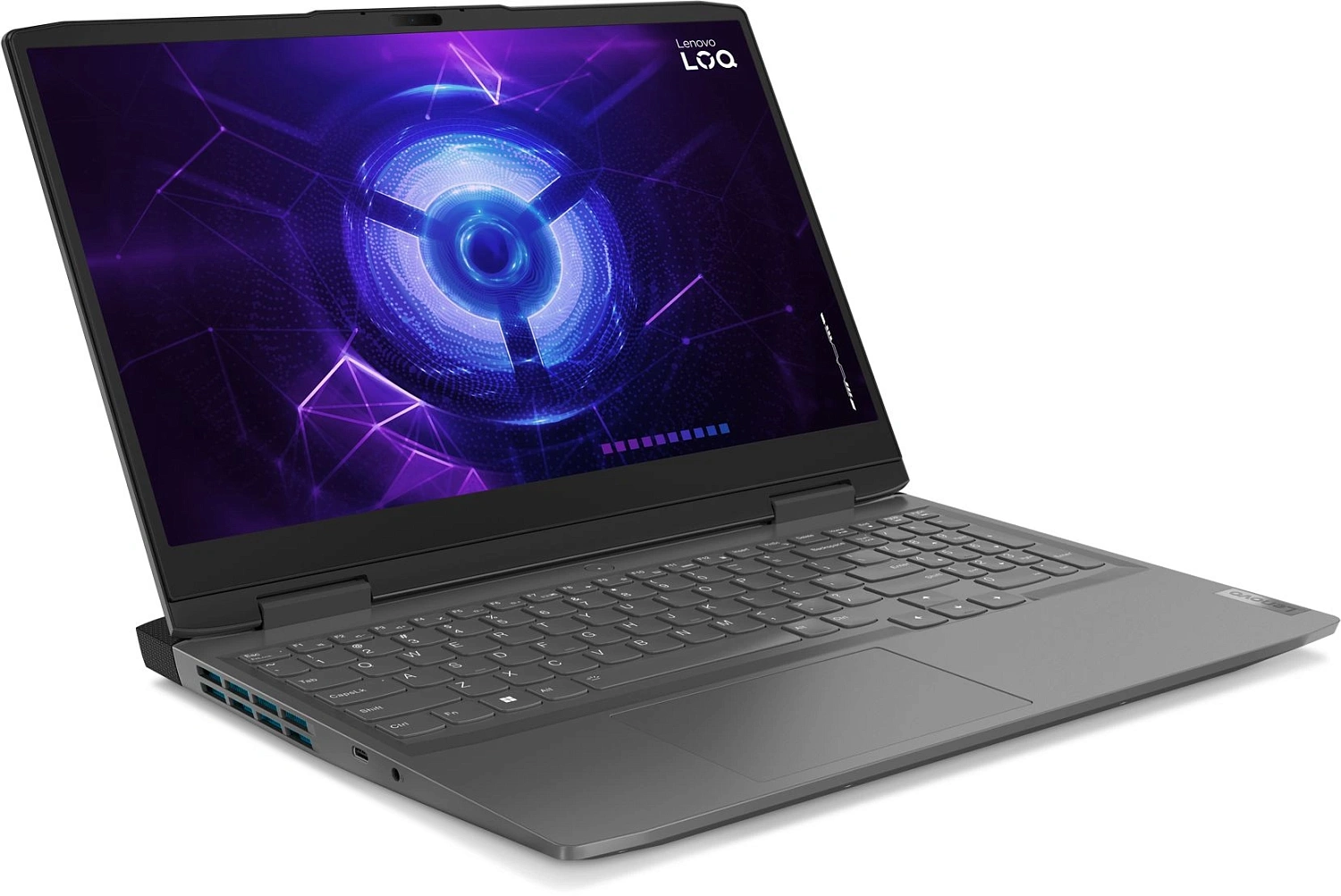 Ноутбук Lenovo LOQ 15IRH8 Core i7 13620H 16Gb SSD512Gb NVIDIA GeForce RTX4050 6Gb 15.6" IPS FHD (1920x1080) без ОС grey WiFi BT Cam (82XV00XSRK)
