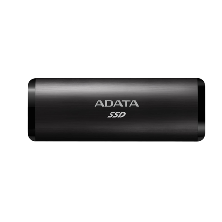 1.8" 512GB ADATA SE760 Black External SSD (ASE760-512GU32G2-CBK) USB 3.2 Gen 2 Type-C, 1000R, USB 3.2 Type-C to C cable,USB 3.2 Type-C to A cable, Quick Start Guide, RTL (772721)