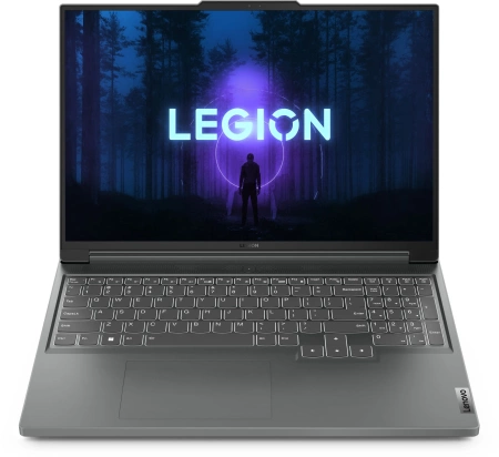 Ноутбук Lenovo Legion Slim 5 16IRH8 Core i7 13700H 16Gb SSD512Gb NVIDIA GeForce RTX4050 6Gb 16" IPS WUXGA (1920x1200) noOS grey WiFi BT Cam (82YA00DNLK)