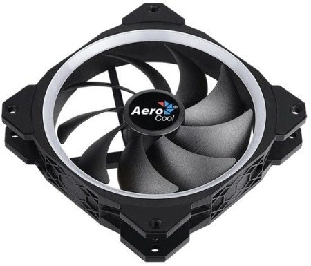 Вентилятор Aerocool Orbit 120x120mm 3-pin 14dB 153gr LED Ret