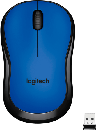 Мышь беспроводная Logitech M220 Silent Blue (синяя, оптическая, 1000dpi, 2.4 GHz/USB-ресивер, бесшумная) (арт. 910-004896, M/N: MR0085 / C-U0010)