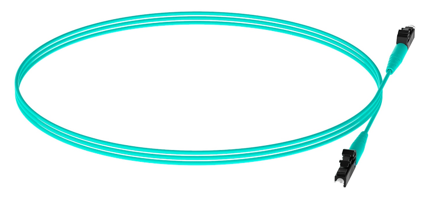 Патч-корд Panduit FZ2ELLNLNSNM001 2x50/125 OM4 LC дуплекс-LC дуплекс 1м LSZH аквамарин Патч-корд Panduit FZ2ELLNLNSNM001 2x50/125 OM4 LC дуплекс-LC дуплекс 1м LSZH аквамарин