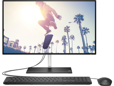 Моноблок HP 24-ck0137ci NT 23.8" FHD(1920x1080) Pentium J5040, 8GB DDR4 2400 (1x8GB), SSD 256Gb, Intel Internal Graphics, noDVD, Rus/Eng kbd&mouse wired, HD Webcam, Black, FreeDos, 1Y Wty