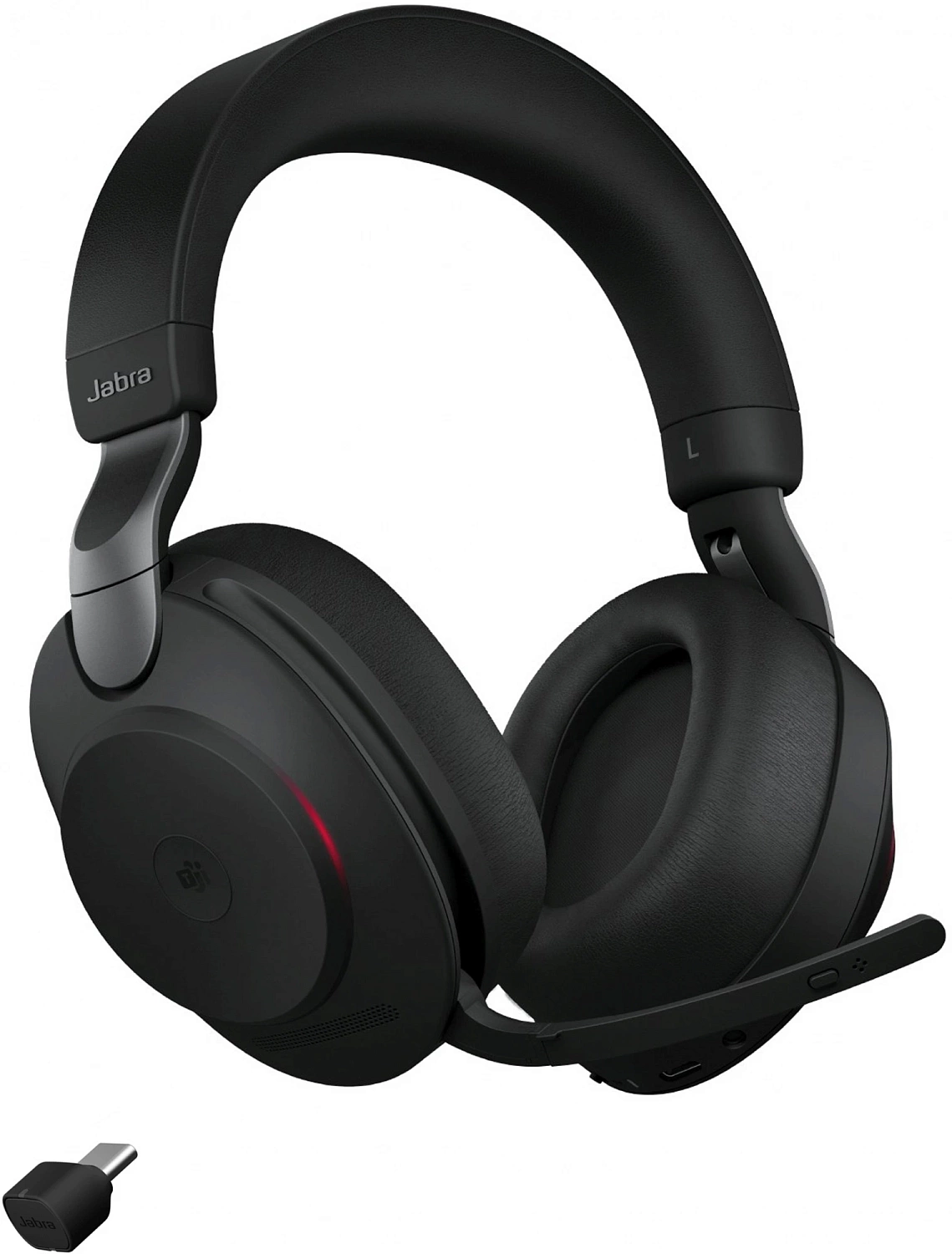 Наушники с микрофоном Jabra Evolve2 85 Link380c MS черный накладные BT оголовье (28599-999-899)