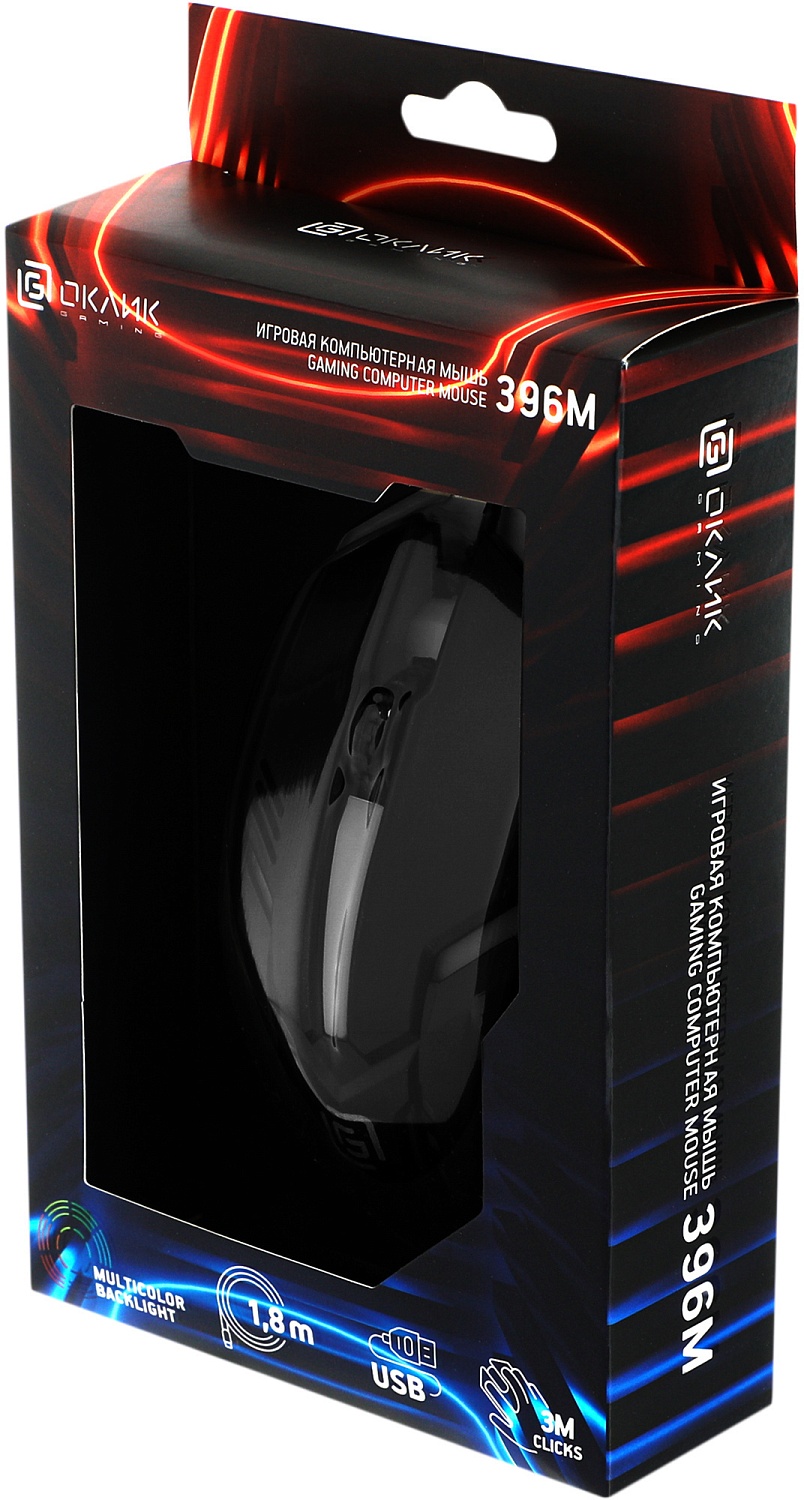 Мышь Оклик 396M INSOMNIA черный оптическая (1200dpi) USB (3but) Мышь Оклик 396M INSOMNIA черный оптическая (1200dpi) USB (3but)