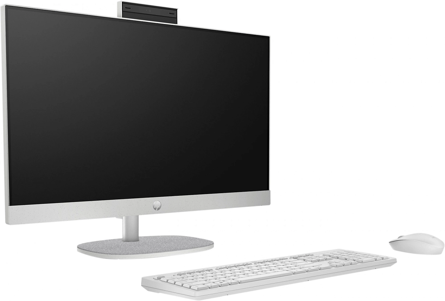 Моноблок HP 24-cr0034ci 23.8" Full HD i7 1355U (1.7) 16Gb SSD512Gb Iris Xe noOS GbitEth WiFi BT 90W клавиатура мышь Cam белый 1920x1080