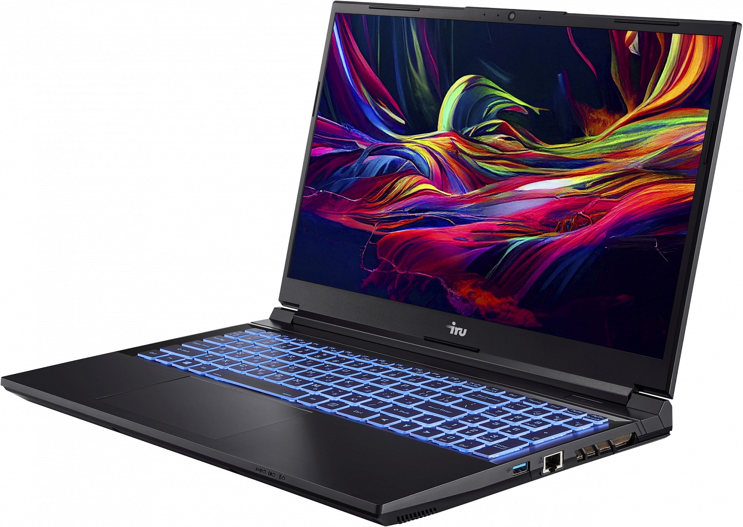 Ноутбук IRU Калибр 15ALC Core i5 12500H 16Gb SSD512Gb NVIDIA GeForce RTX 3060 6Gb 15.6" IPS FHD (1920x1080) Free DOS black WiFi BT Cam 3465mAh (1930301)