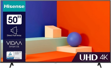 Телевизор LED Hisense 50" 50A6K черный 4K Ultra HD 60Hz DVB-T DVB-T2 DVB-C DVB-S DVB-S2 USB WiFi Smart TV