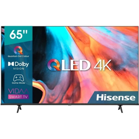 Телевизор QLED Hisense 65" 65E7HQ черный 4K Ultra HD 60Hz DVB-T DVB-T2 DVB-C DVB-S DVB-S2 WiFi Smart TV