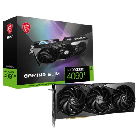 RTX4060Ti GAMING SLIM 8GB GDDR6 128-bit DPx3 HDMI 3FAN RTL