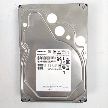 3.5" 8TB Toshiba Enterprise Capacity HDD уц-3-1 SAS 12Gb/s, 7200rpm, 256MB, 512e, Bulk {20}