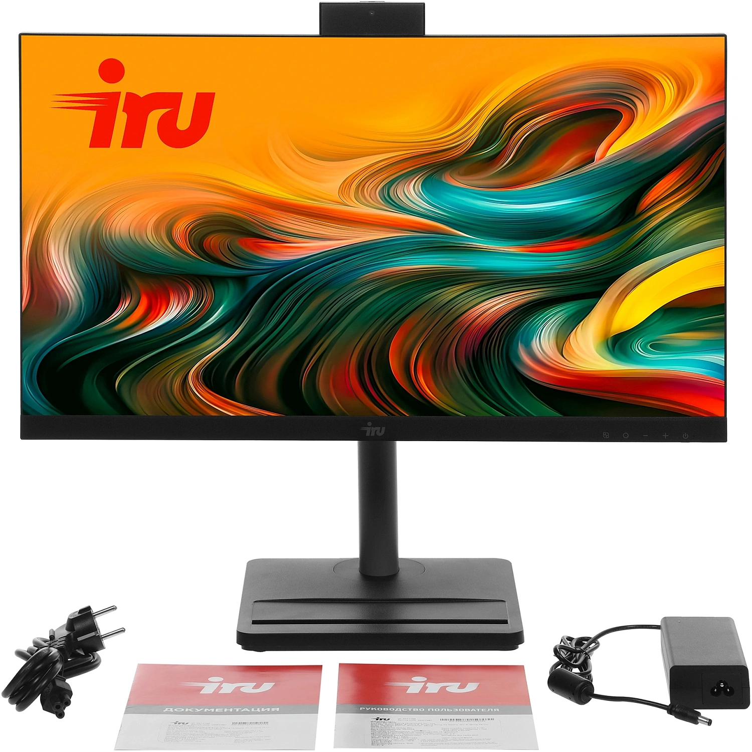 Моноблок IRU Tactio 24ID 23.8" Full HD i5 12400 (2.5) 16Gb SSD512Gb UHDG 730 CR Windows 11 Pro 64 GbitEth WiFi BT 120W Cam черный 1920x1080 (RUS)