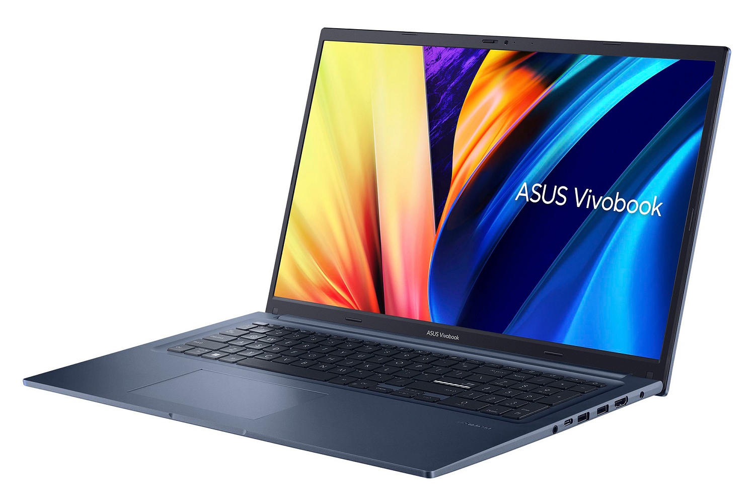 Ноутбук Asus Vivobook 17 M1702QA-AU082 Ryzen 7 5800H 16Gb SSD512Gb AMD Radeon 17.3" IPS FHD (1920x1080) noOS blue WiFi BT Cam (90NB0YA2-M003P0)