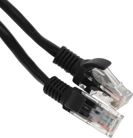 Патч-корд Premier PP12-1.5M/BK 1000Гбит/с UTP 4 пары cat5E CCA molded 1.5м черный RJ-45 (m)-RJ-45 (m)