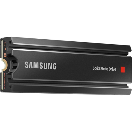 M.2 2280 2TB Samsung 980 PRO Black Client SSD MZ-V8P2T0 PCIe Gen4x4 with NVMe, 7000/5100, IOPS MZ-V8P2T0 1000/1000K, MTBF 1.5M, 3D NAND TLC, 2048MB, 1200TBW, 0,33DWPD, Heat Sink, RTL (837690)