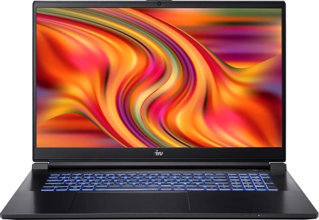 Ноутбук IRU Калибр 17ALC Core i5 12500H 32Gb SSD512Gb NVIDIA GeForce RTX 3060 6Gb 17.3" IPS FHD (1920x1080) Free DOS black WiFi BT Cam 3465mAh (1990888)