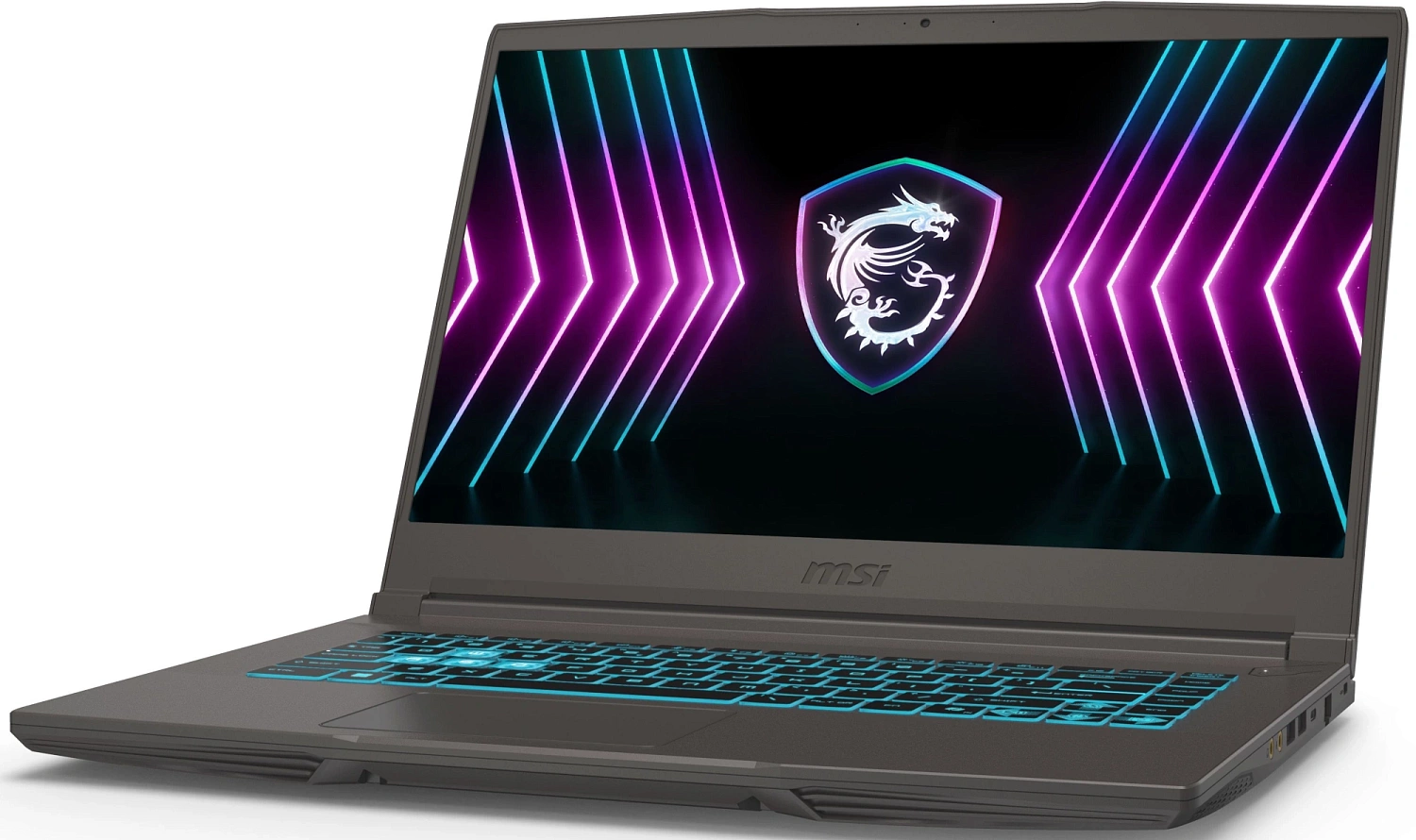 Ноутбук MSI Thin 15 B2RVE-3450XRU Intel Core 5 210H/16Gb/SSD512Gb/RTX4050 6Gb (45W)/15.6"/IPS/FHD/1920x1080/144Hz/NoOS/Cosmos Gray/1.86kg (9S7-16R831-3450)