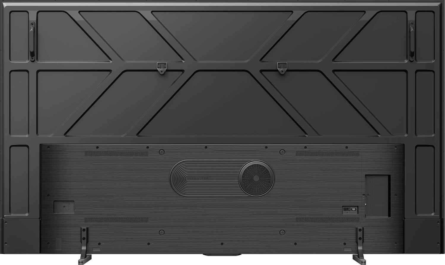 Телевизор QLED Hisense 100" 100E7NQ темно-серый 4K Ultra HD 120Hz DVB-T DVB-T2 DVB-C DVB-S DVB-S2 USB WiFi Smart TV