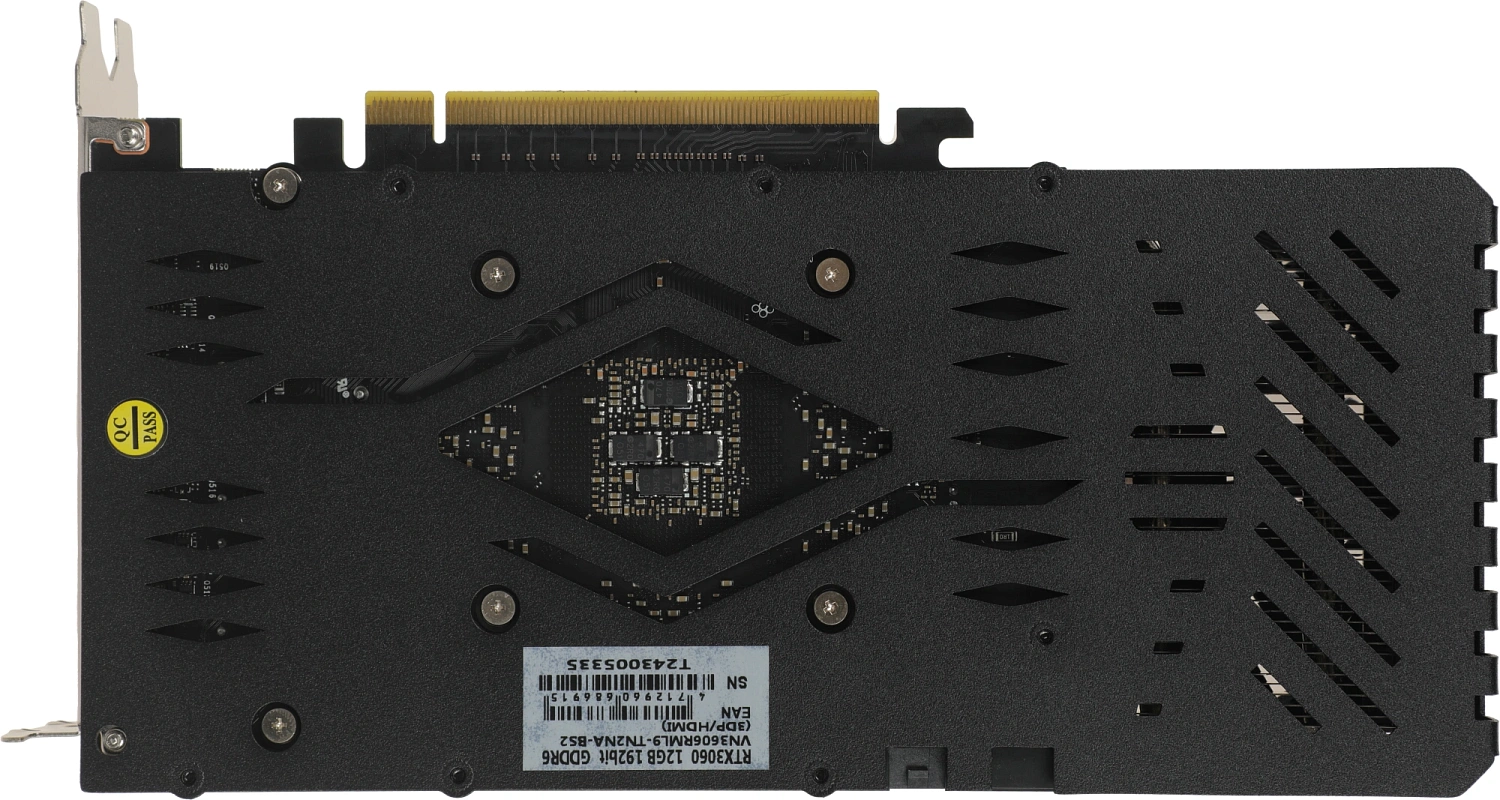 Видеокарта Biostar PCI-E RTX3060-12GB NVIDIA GeForce RTX 3060 12Gb 128bit GDDR6 1320/15000 HDMIx1 DPx3 HDCP Ret