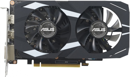 Видеокарта ASUS DUAL-GTX1650-O4GD6-P-EVO//GTX1650 DVI HDMI DP 4G D6; 90YV0EZD-M0NA00