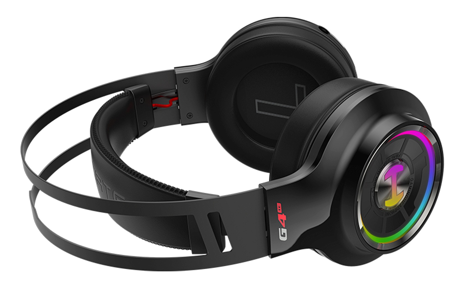 Наушники с микрофоном Edifier G4 TE черный 2.5м накладные USB оголовье