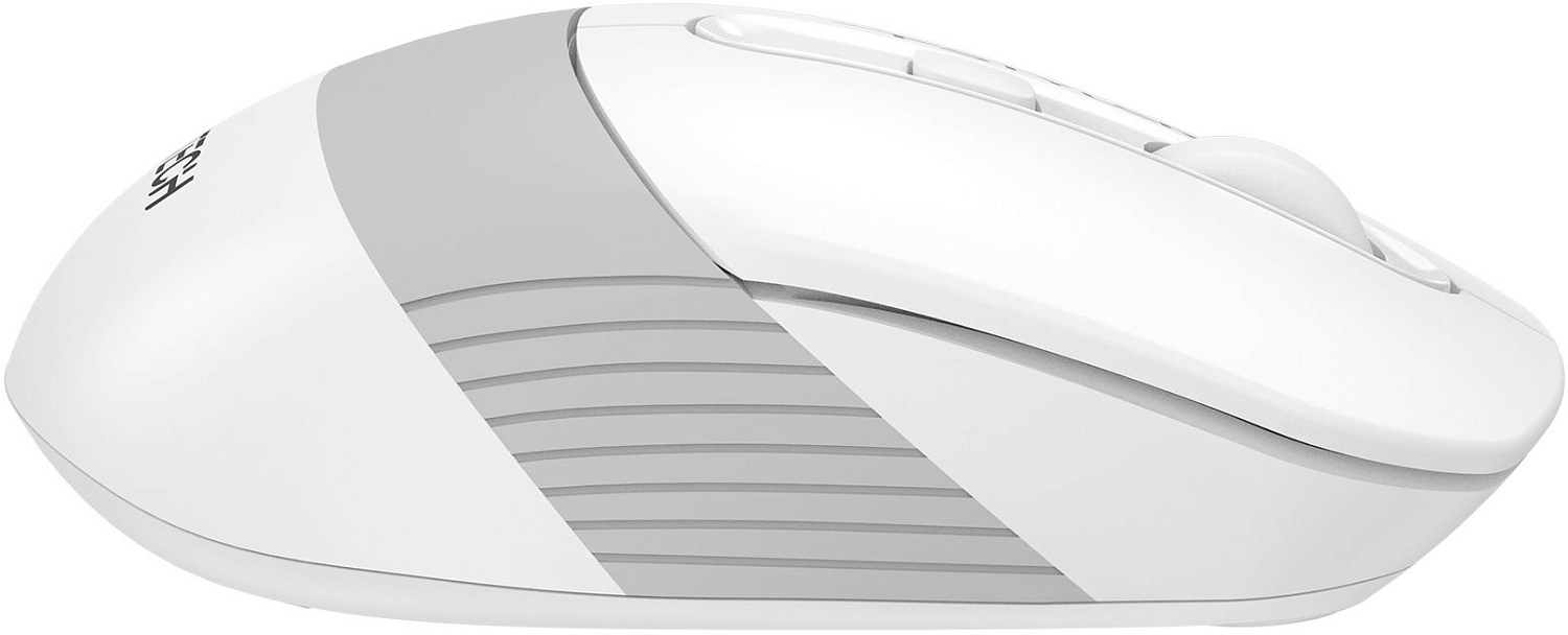 Мышь A4Tech Fstyler FG10CS Air белый/серый оптическая (2000dpi) silent беспроводная USB для ноутбука (4but) Мышь A4Tech Fstyler FG10CS Air белый/серый оптическая (2000dpi) silent беспроводная USB для ноутбука (4but)