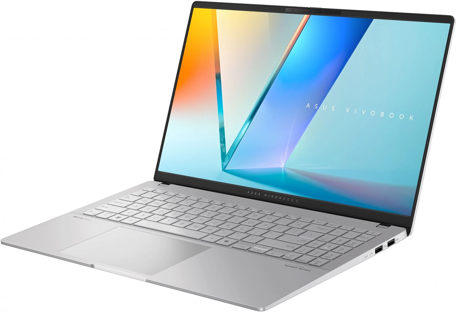 Ноутбук ASUS Vivobook S 15 OLED S5507QA-MA013W Snapdragon® X Plus X1P 42 100   3.4GHz  LPDDR5X 16GB 1TB PCIE G4 SSD   15.6" 3К (2880 x 1620) OLED  120Hz WIN11 HOME  Cool Silver