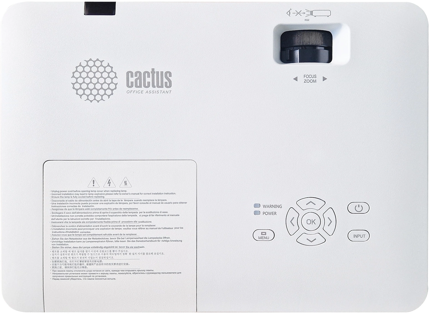 Проектор Cactus CS-S1.WT 3LCD 34000Lm LS 3400Lm ANSI (1024x768) 15000:1 ресурс лампы:10000часов 1xHDMI 4.5кг