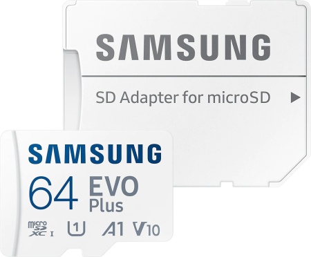 Флеш карта microSDXC Samsung 64GB MB-MC64KA EVO PLUS + adapter