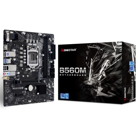 B560MH-E 2.0, Socket 1200, Intel®B560, 2xDDR4-3200, D-SUB+HDMI, 1xPCI-Ex16, 1xPCI-Ex1, 4xSATA3, 1xM.2, 8Ch Audio, GLan, (4+2)xUSB2.0, (2+2)xUSB3.2, 1xPS/2, mATX, RTL {} (685536)