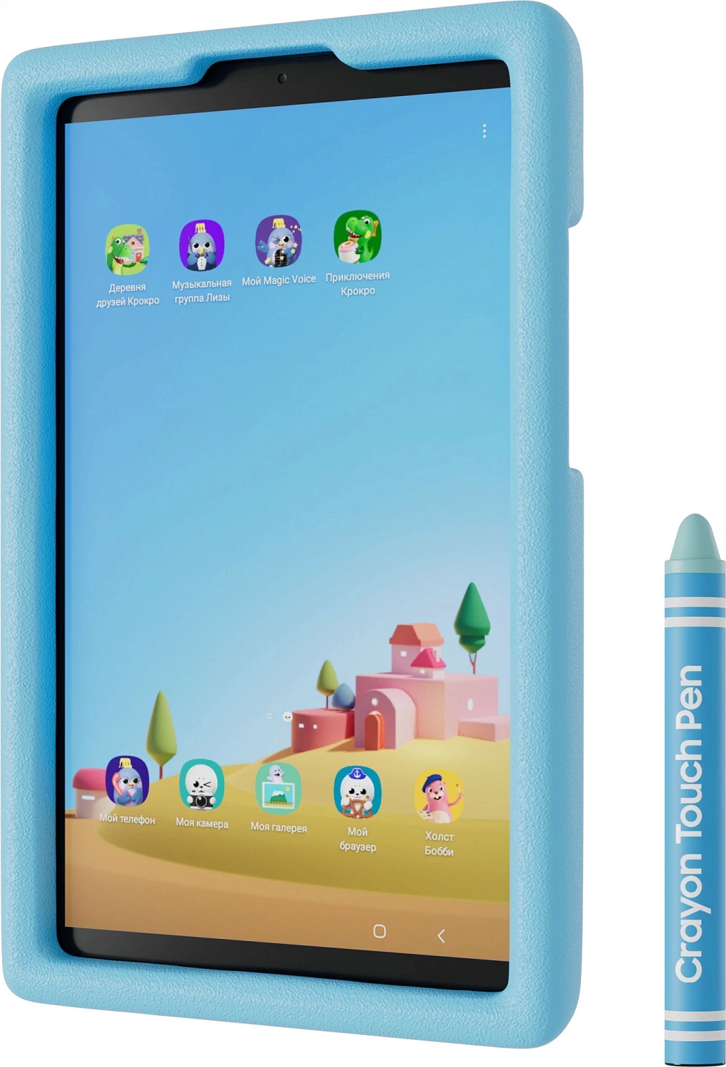 Планшет Samsung Galaxy Tab A9 Kids Edition G99 (2.2) 8C RAM4Gb ROM64Gb 8.7" LCD 1340x800 Android 13 серый 8Mpix 2Mpix BT WiFi microSD 1Tb 5100mAh 7hr