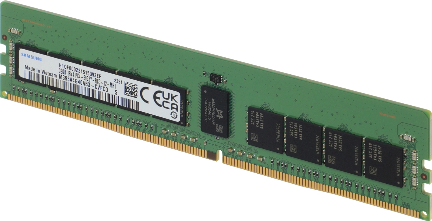 Память DDR4 Samsung M393A4G40AB3-CVF 32Gb DIMM ECC Reg PC4-23466 CL21 2933MHz