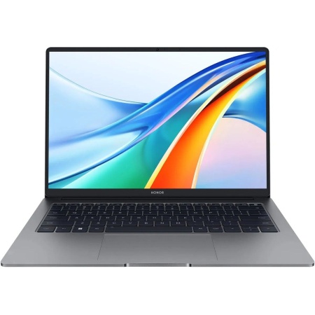 Ноутбук HONOR MagicBook X14 Ryzen 5 7640HS/16Gb/SSD512Gb/14.0"/IPS/WQXGA/NoOS/grey(5301AKAU)