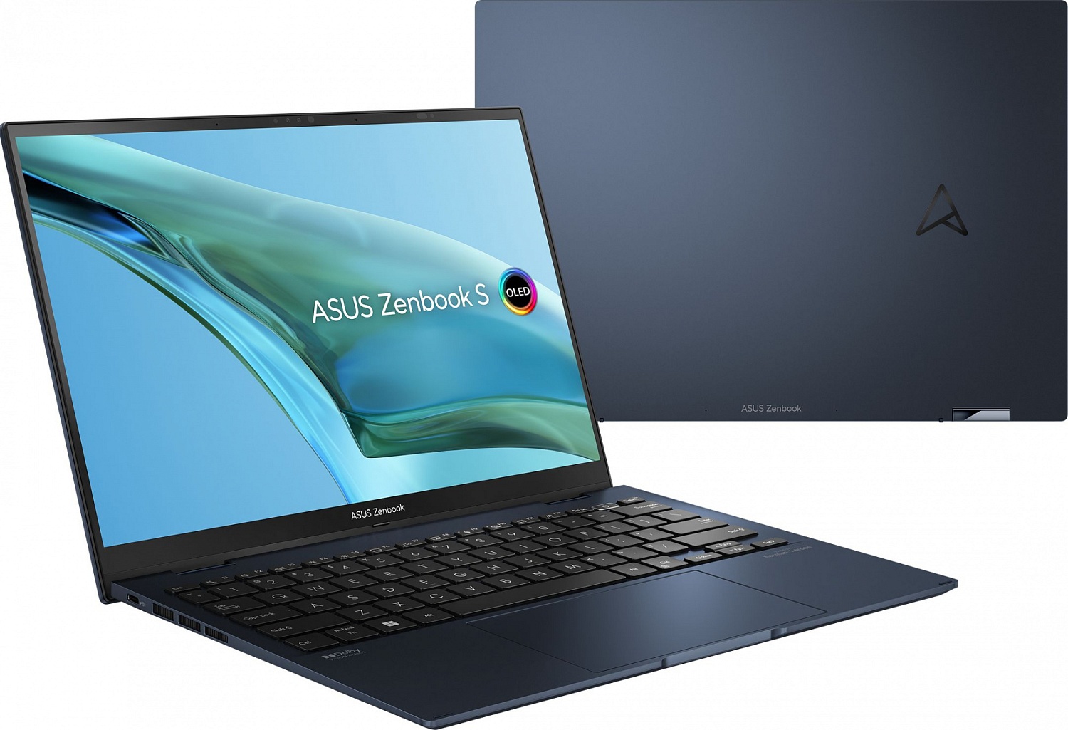 Ноутбук Asus ZenBook Flip S 13 OLED UP5302ZA-LX428W Core i7 1260P 16Gb SSD1Tb Intel Iris Xe graphics 13.3" OLED Touch 2.8K (2880x1800) Windows 11 Home blue WiFi BT Cam Bag (90NB0VV1-M00LA0)