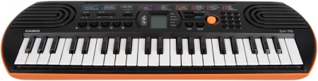 Синтезатор Casio SA-76 44клав. оранжевый