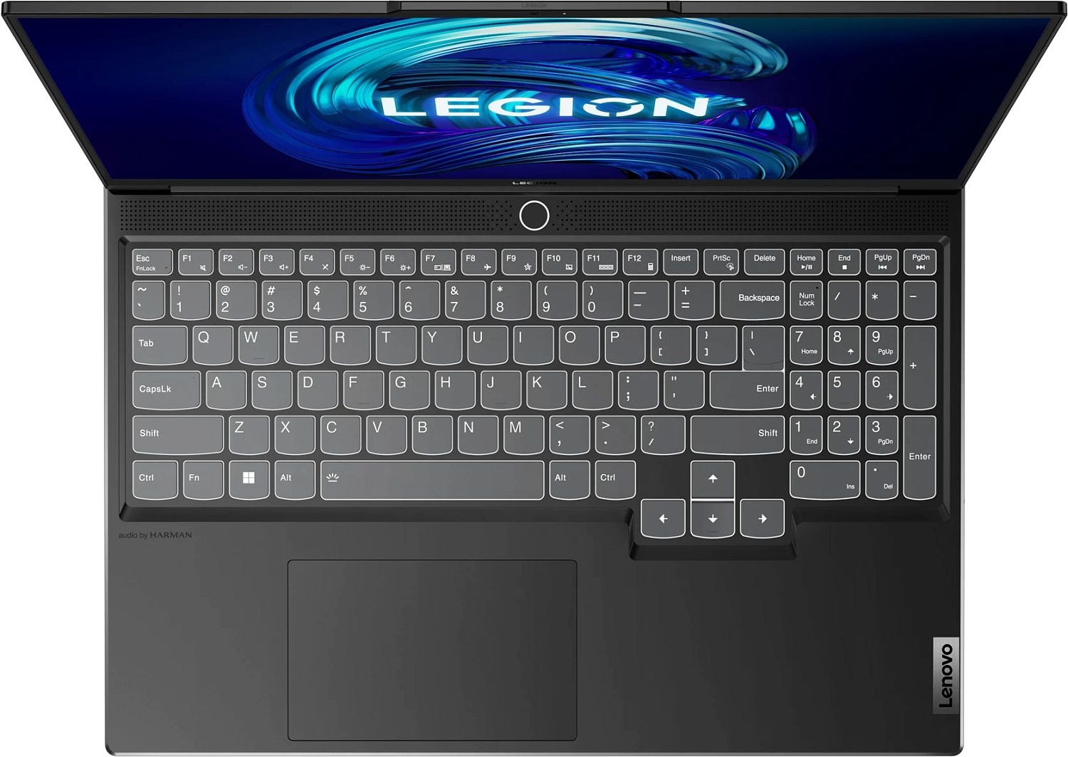 Ноутбук Lenovo Legion S7 16IAH7 Core i7 12700H 24Gb SSD1Tb NVIDIA GeForce RTX 3060 6Gb 16" IPS WQXGA (2560x1600) noOS grey WiFi BT Cam (82TF0061RK)