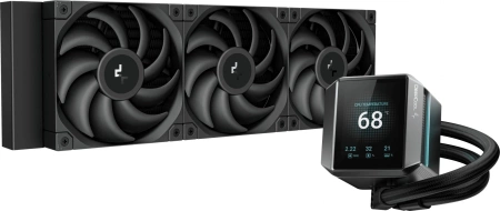 Система водяного охлаждения Deepcool Mystique 360 Soc-AM5/AM4/1151/1200/1700 черный 4-pin 36.49dB Al 1847gr Ret