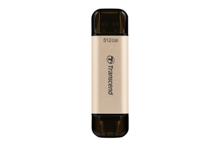 Флеш Диск Transcend 512Gb Jetflash 930С TS512GJF930C USB3.0 золотистый/черный