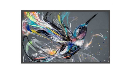 Информационный дисплей 75" 16:9 3840x2160(UHD 4K) IPS, 60 Hz, 400cd/m2, H178°/V178°, 1200:1, 500K:1, 1.07B, 8ms, DVI, 3xHDMI, RJ-45, RS232C,  2xUSB Type A, Speakers, OPS Slot, Android 8, 18/7, 3Y, Black