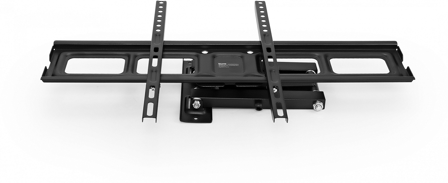 Кронштейн для телевизора Buro MF2 черный 32"-70" макс.35кг настенный поворотно-выдвижной и наклонный
