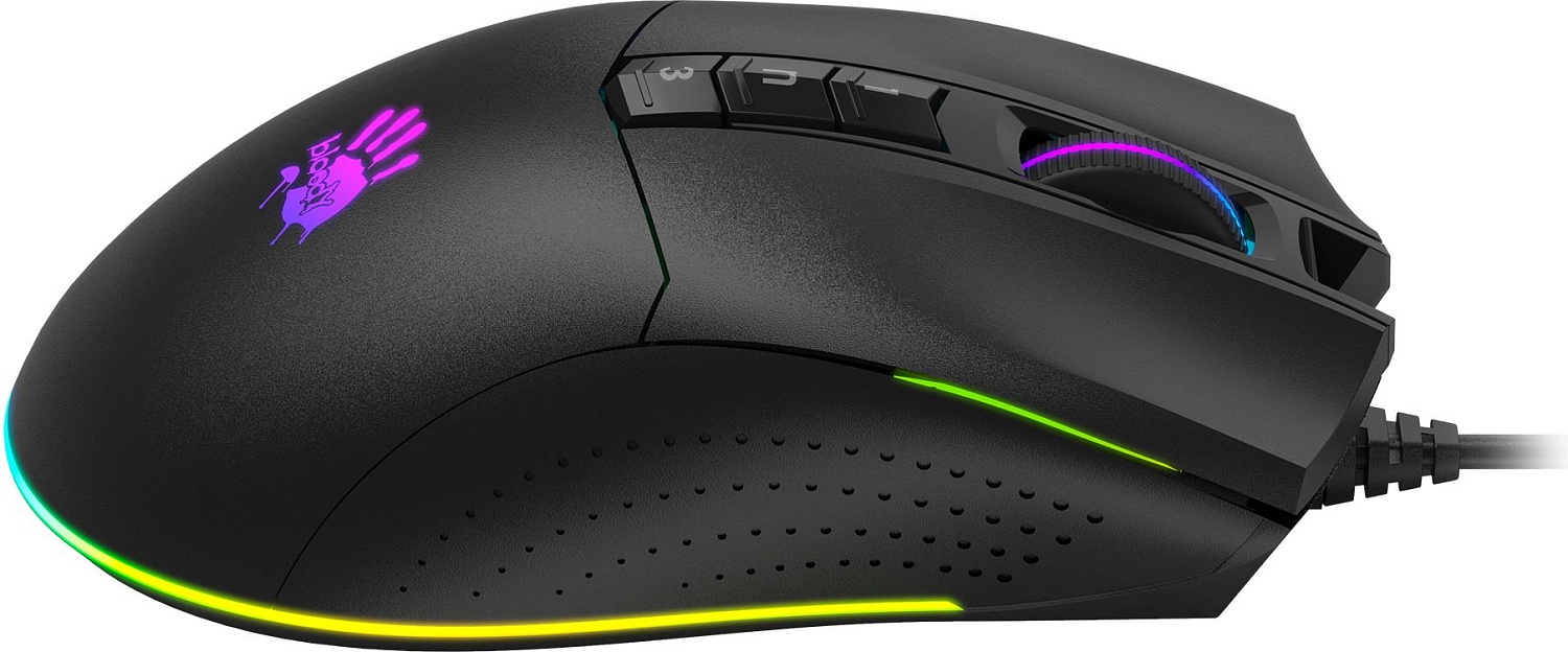 Мышь A4Tech Bloody P90s черный оптическая (8000dpi) USB (7but) Мышь A4Tech Bloody P90s черный оптическая (8000dpi) USB (7but)