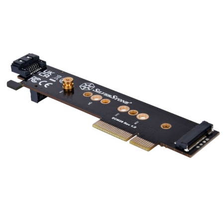 G56ECM280000010 1 x NVMe & 1 x SATA M.2 SSD to PCIe x4 1U Adapter Card 1 x NVMe & 1 x SATA M.2 SSD to PCIe x4 1U Adapter Card